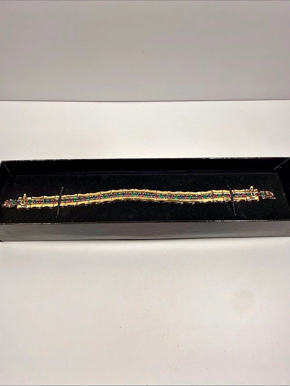 Joan Rivers Classics Collection Multi-Color Crystal Tennis Bracelet Multicolor